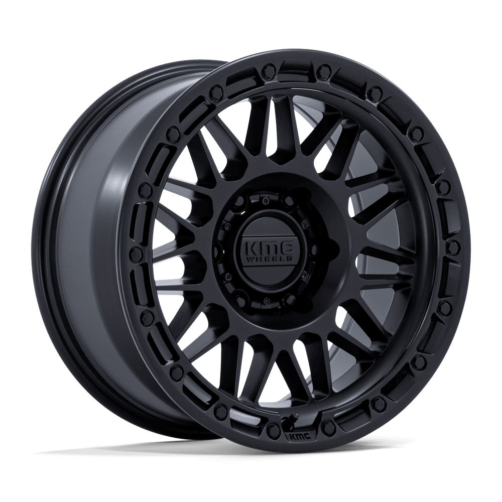 17x8.5 KMC KM555 Attack Matte Black Wheel 6x135 (25mm)