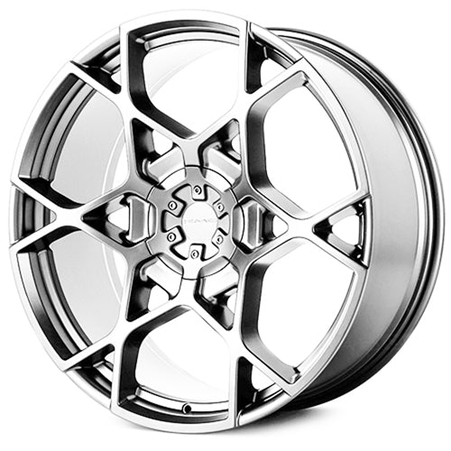 24x9.5 KMC KM695 Chrome Wheel 6x120/6x5.5 (15mm)