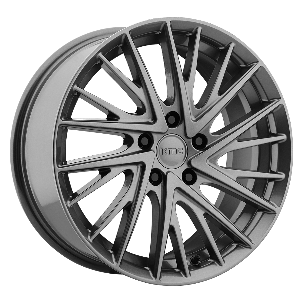 19x8 KMC KM697 NEWTON Matte Graphite Wheel 5x4.5 (38mm)