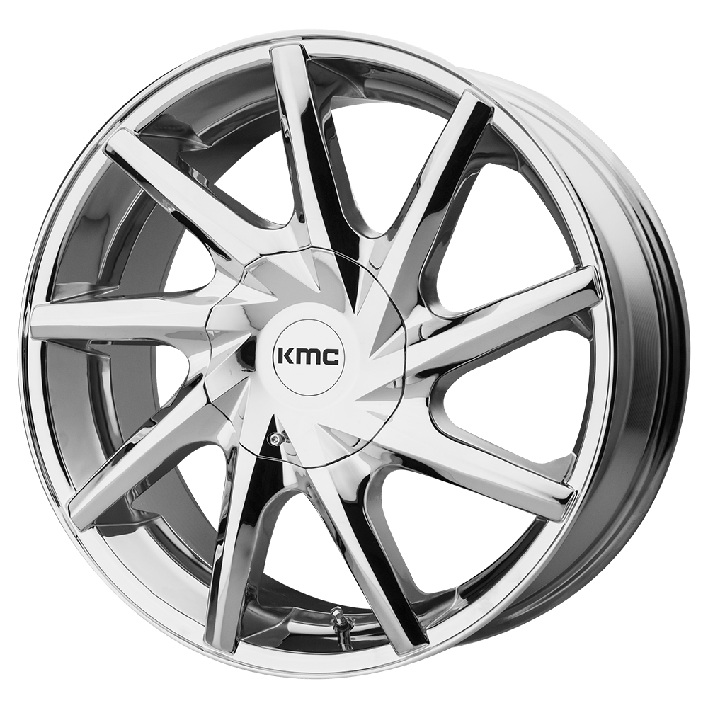 24x9.5 KMC KM705 BURST Chrome Wheel 6x135/6x5.5 (30mm)