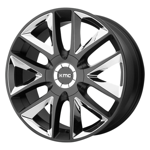 KM710 22X9.5 BLANK SBLK CHRIN 30 108-140