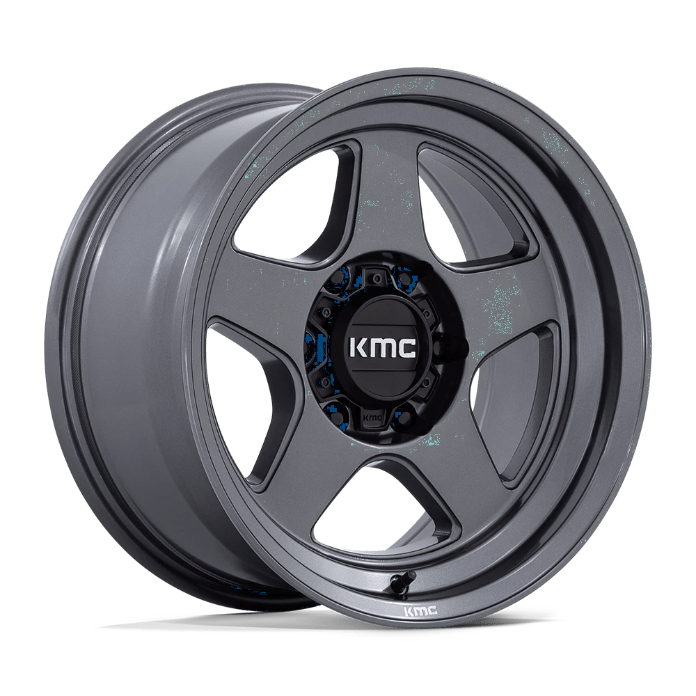 17x8.5 KMC KM728 Lobo Matte Anthracite Wheel 6x135 (-10mm)