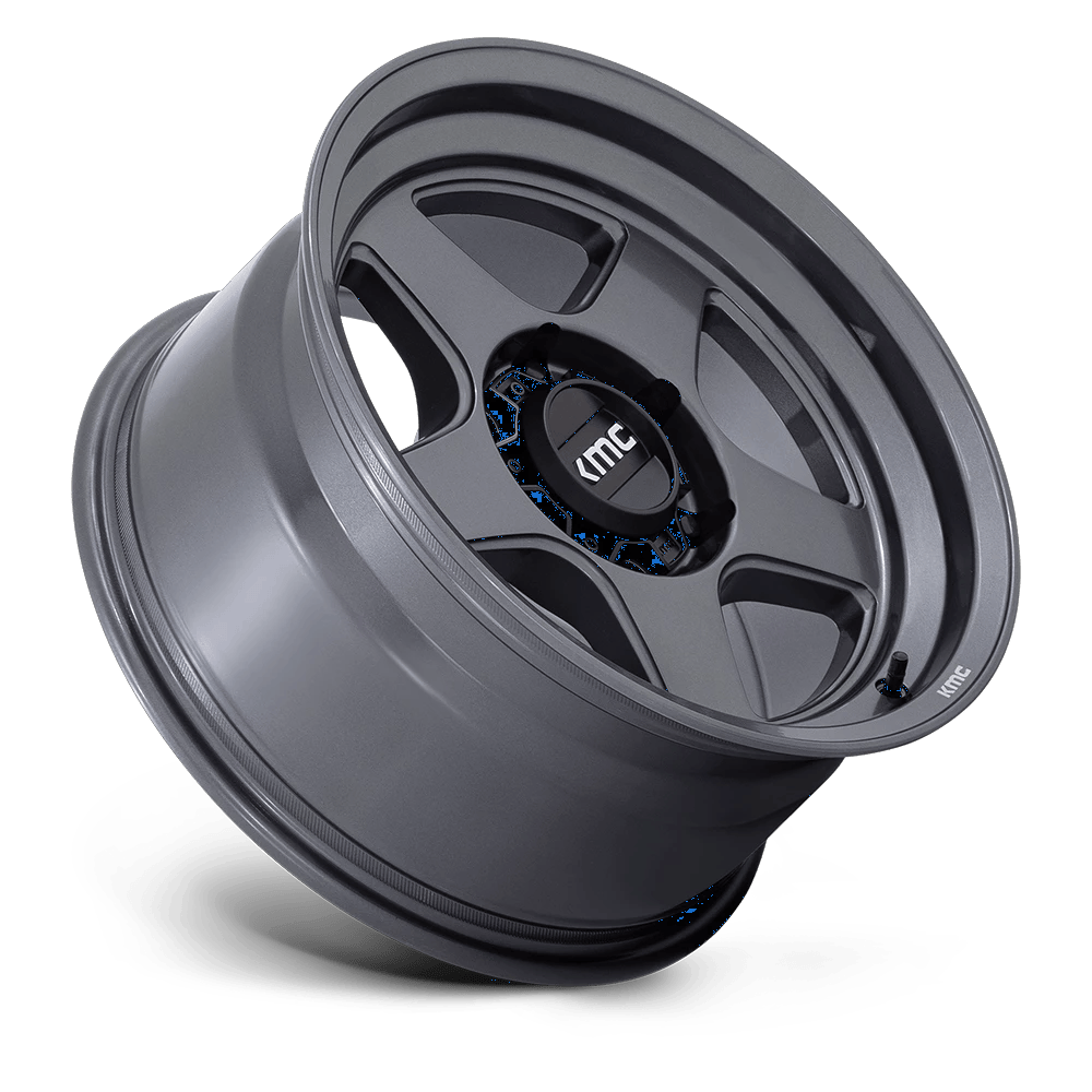 17x8.5 KMC KM728 Lobo Matte Anthracite Wheel 6x135 (-10mm)
