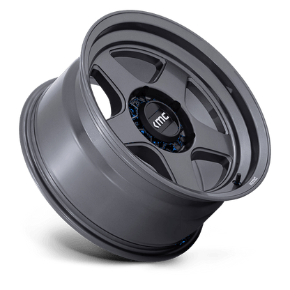 17x8.5 KMC KM728 Lobo Matte Anthracite Wheel 6x135 (-10mm)
