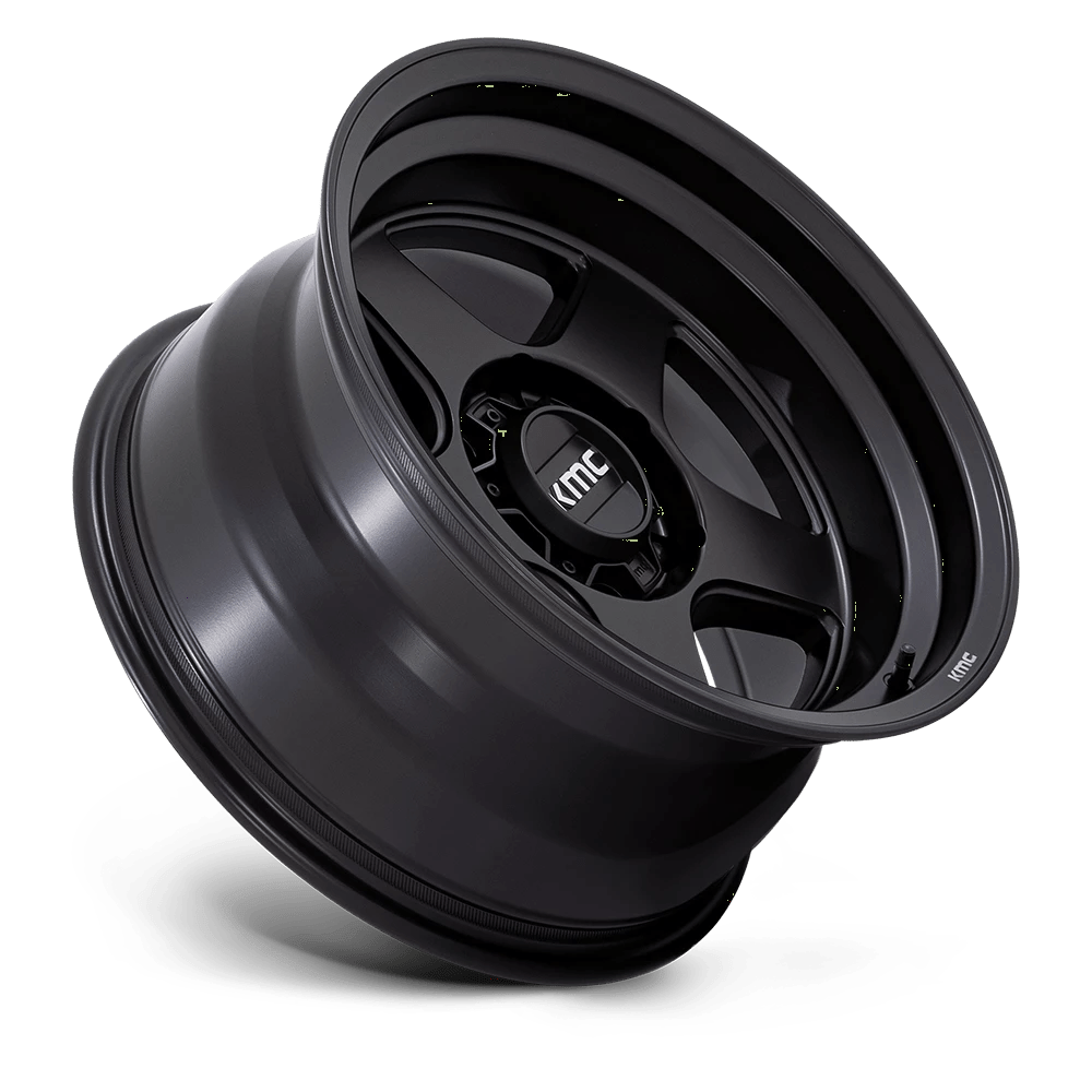 17x8.5 KMC KM728 Lobo Matte Black Wheel 6x120 (18mm)