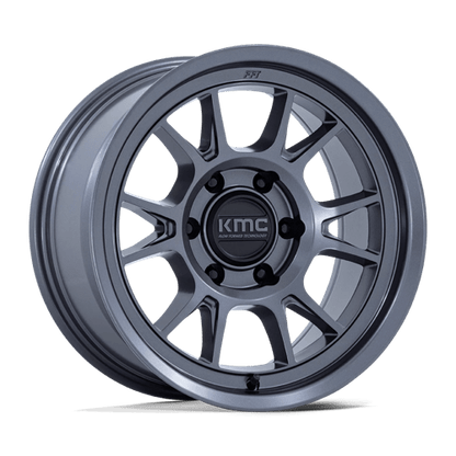 17x8.5 KMC KM729 Range Matte Anthracite Wheel 6x135 (0mm)