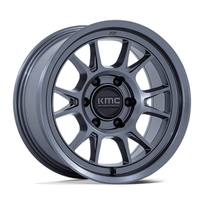 17x8.5 KMC KM729 Range Matte Anthracite Wheel 5x5 (0mm)