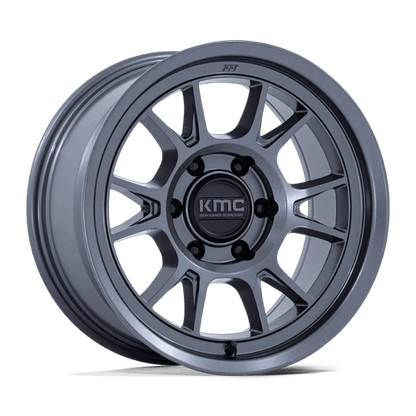 17x8.5 KMC KM729 Range Matte Anthracite Wheel 5x5 (0mm)