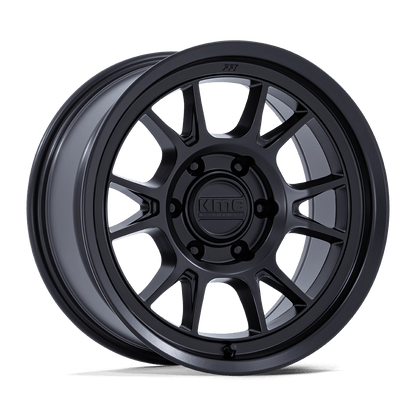 17x8.5 KMC KM729 Range Matte Black Wheel 5x150 (0mm)