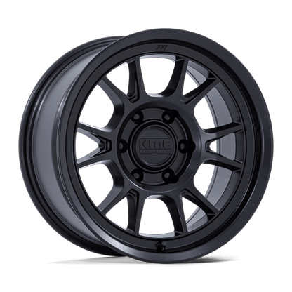 17x8.5 KMC KM729 Range Matte Black Wheel 5x150 (-10mm)