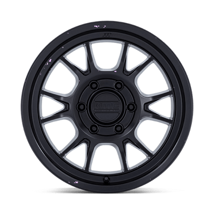 17x8.5 KMC KM729 Range Matte Black Wheel 5x5 (0mm)