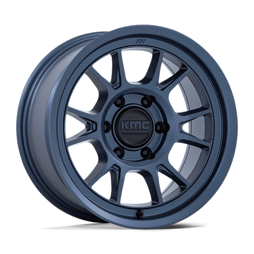 17x8.5 KMC KM729 Range Metallic Blue Wheel 6x4.5 (-10mm)