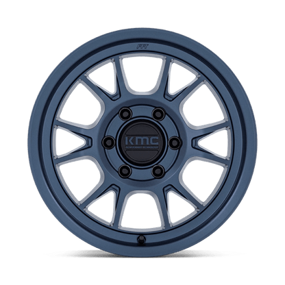 17x8.5 KMC KM729 Range Metallic Blue Wheel 5x150 (0mm)