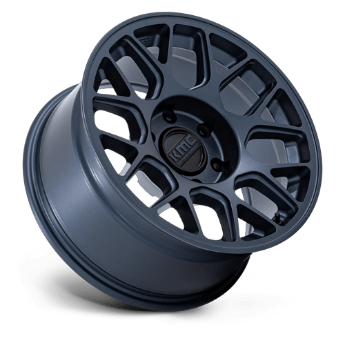 17x8.5 KMC KM730 Hatchet Metallic Blue Wheel 6x4.5 (25mm)