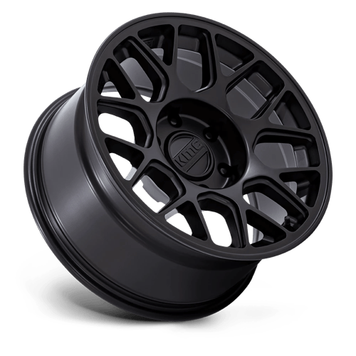 17x8.5 KMC KM730 Hatchet Matte Black Wheel 6x120 (-10mm)