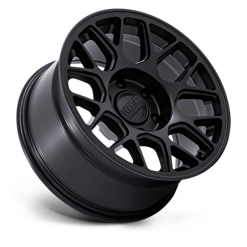17x8.5 KMC KM730 Hatchet Matte Black Wheel 6x4.5 (-10mm)