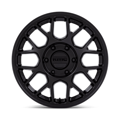 17x8.5 KMC KM730 Hatchet Matte Black Wheel 6x120 (-10mm)