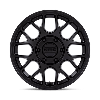 17x8.5 KMC KM730 Hatchet Matte Black Wheel 6x120 (-10mm)