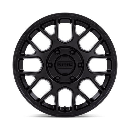 17x8.5 KMC KM730 Hatchet Matte Black Wheel 6x4.5 (25mm)
