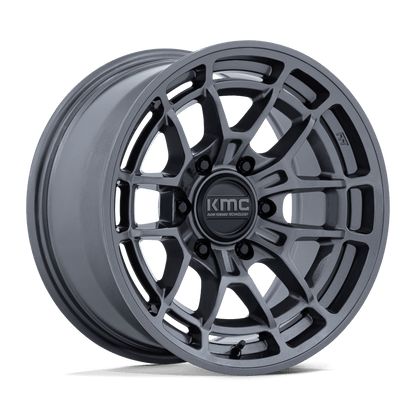 17x8.5 KMC KM732 Archer Glossy Anthracite Wheel 6x5.5 (0mm)
