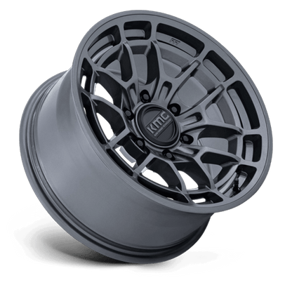 17x8.5 KMC KM732 Archer Glossy Anthracite Wheel 6x5.5 (0mm)