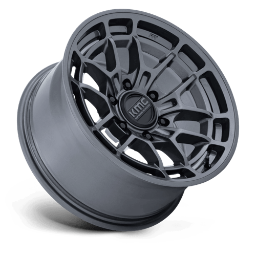 17x8.5 KMC KM732 Archer Glossy Anthracite Wheel 6x5.5 (25mm)