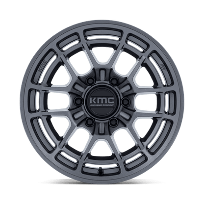17x8.5 KMC KM732 Archer Glossy Anthracite Wheel 6x5.5 (25mm)