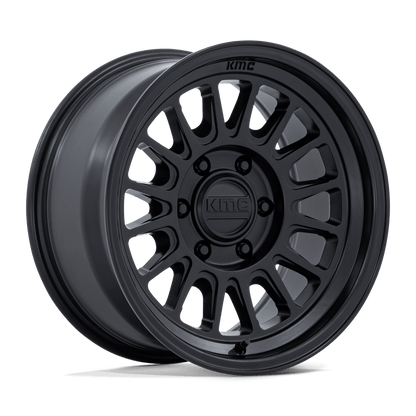 18x9 KMC KM733 Impact FFT Matte Black Wheel 8x170 (0mm)