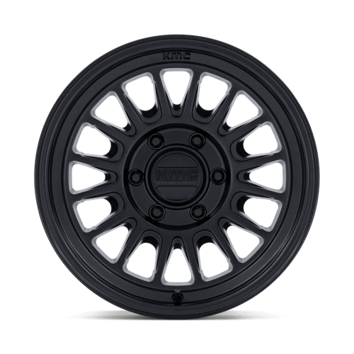 17x8.5 KMC KM733 Impact FFT Matte Black Wheel 6x5.5 (25mm)