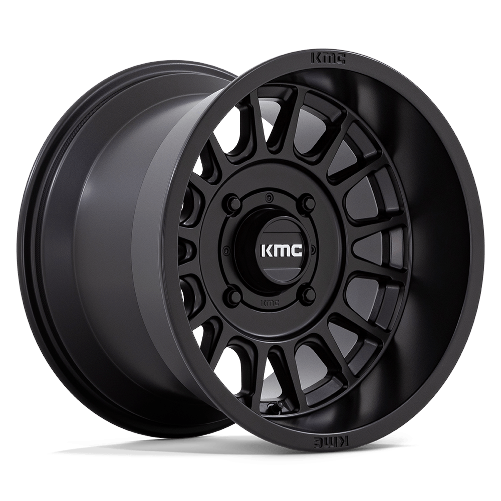 15x10 KMC Powersports KS138 Impact UTV Satin Black Wheel 4x156 (0mm)