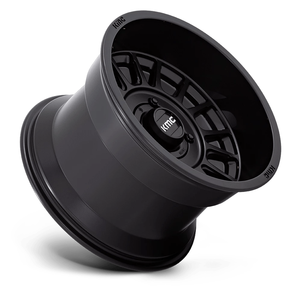 15x10 KMC Powersports KS138 Impact UTV Satin Black Wheel 4x156 (0mm)