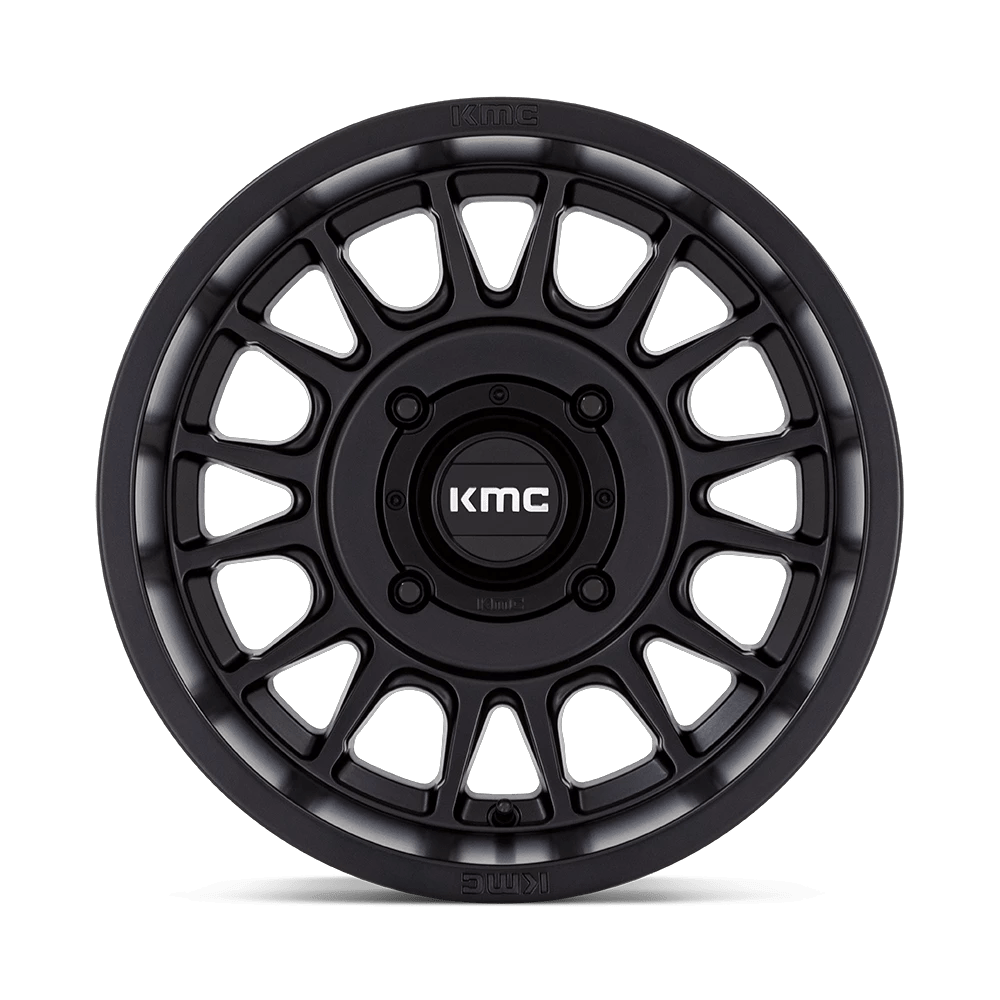 15x10 KMC Powersports KS138 Impact UTV Satin Black Wheel 4x156 (0mm)