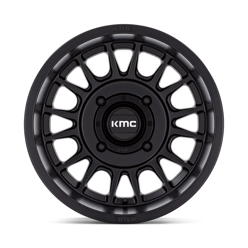 15x10 KMC Powersports KS138 Impact UTV Satin Black Wheel 4x156 (0mm)