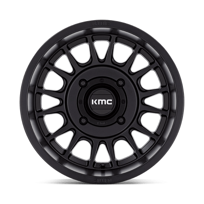 15x10 KMC Powersports KS138 Impact UTV Satin Black Wheel 4x156 (0mm)