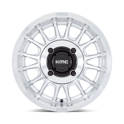 15x10 KMC Powersports KS138 Impact UTV Silver W/ Machined Face Wheel 4x137 (0mm)