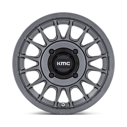 15x7 KMC Powersports KS138 Impact UTV Anthracite Wheel 4x137 (10mm)