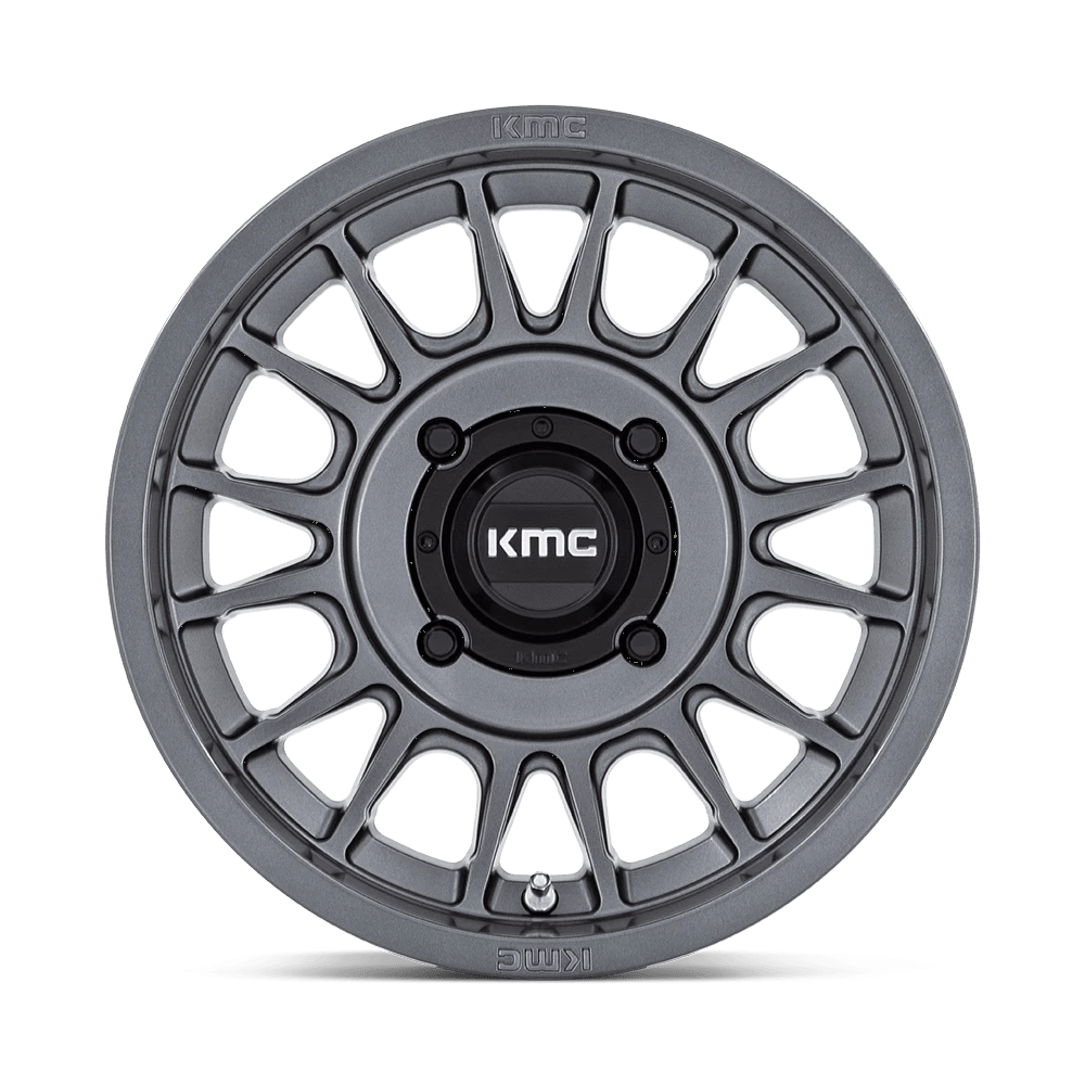 15x7 KMC Powersports KS138 Impact UTV Anthracite Wheel 4x137 (10mm)