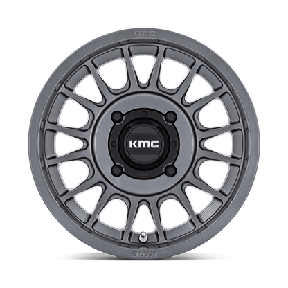 15x7 KMC Powersports KS138 Impact UTV Anthracite Wheel 4x137 (10mm)
