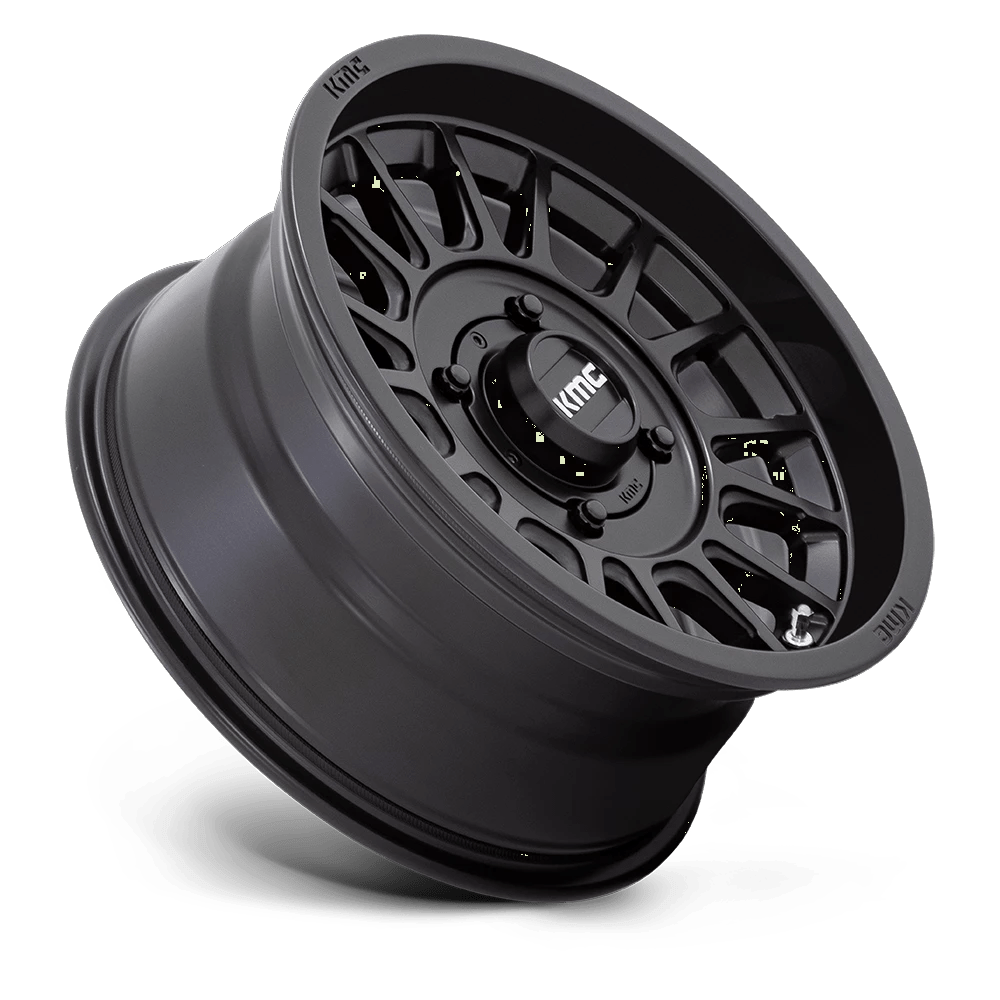 15x7 KMC Powersports KS138 Impact UTV Satin Black Wheel 4x156 (10mm)