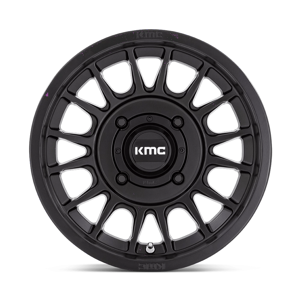 15x7 KMC Powersports KS138 Impact UTV Satin Black Wheel 4x156 (10mm)