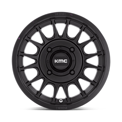 15x7 KMC Powersports KS138 Impact UTV Satin Black Wheel 4x156 (10mm)