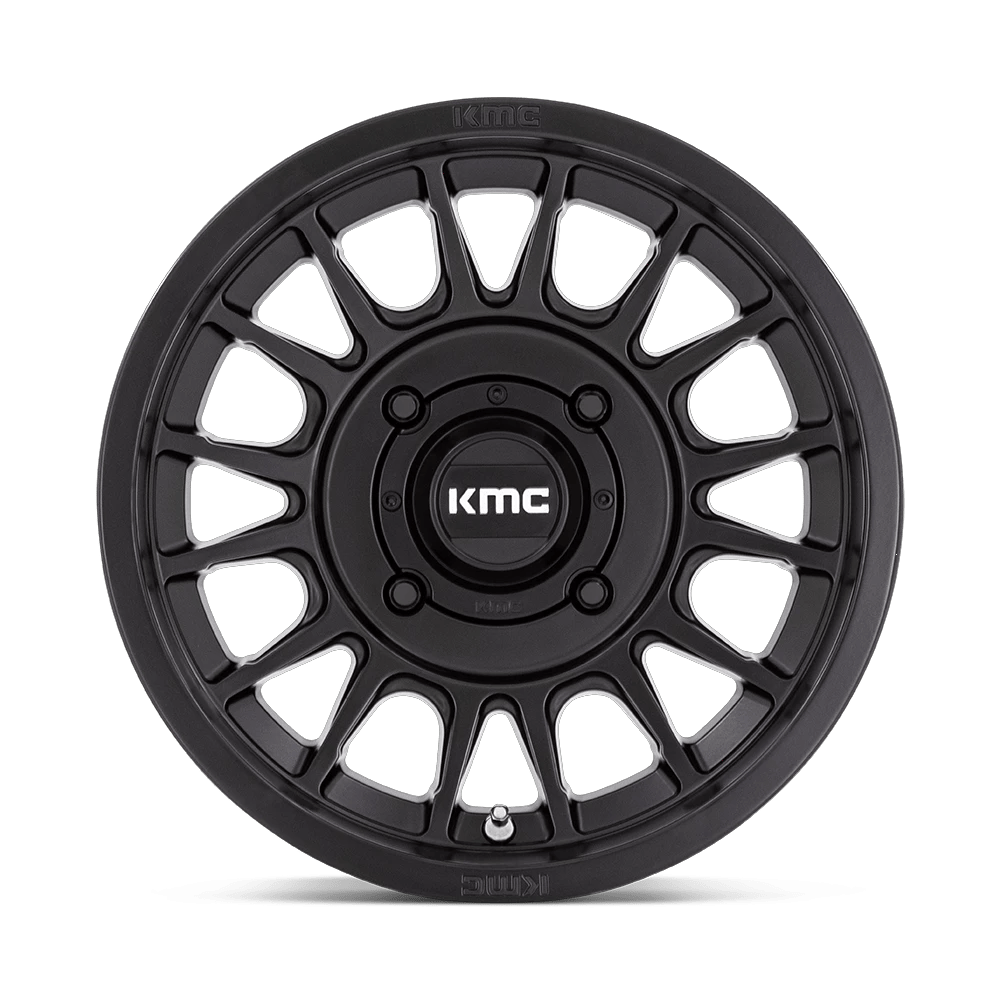 15x7 KMC Powersports KS138 Impact UTV Satin Black Wheel 4x156 (10mm)