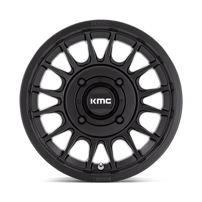 15x7 KMC Powersports KS138 Impact UTV Satin Black Wheel 4x156 (10mm)