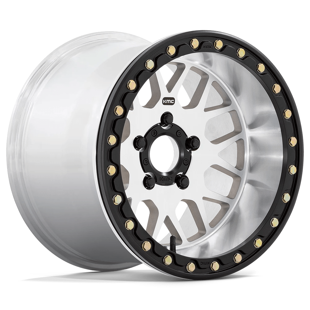 15x6 KMC Powersports KS235 Grenade Machined UTV BEADLOCK Wheel 4x110 (38mm)