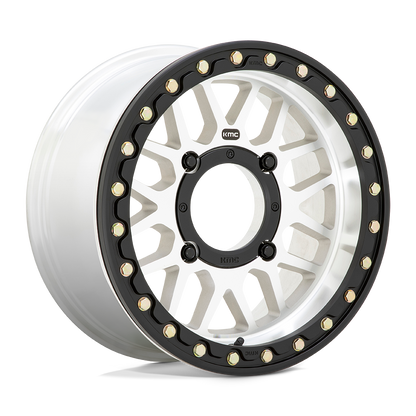 15x7 KMC UTV KS235 GRENADE BEADLOCK Machined Wheel 4x137 (10mm)