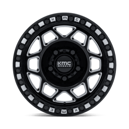 15x8 KMC Powersports KS241 Torx Black Milled UTV BEADLOCK Wheel 5x4.5 (0mm)