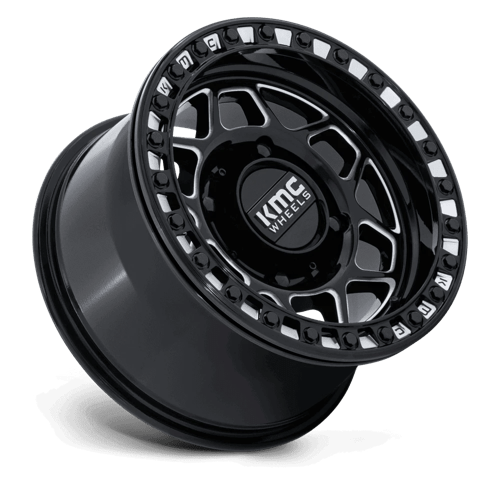 15x7 KMC Powersports KS241 Torx Black Milled UTV BEADLOCK Wheel 4x156 (38mm)