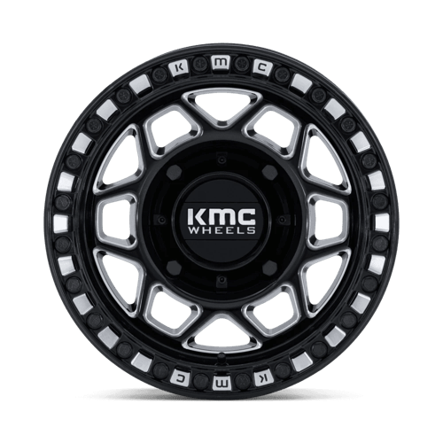 15x7 KMC Powersports KS241 Torx Black Milled UTV BEADLOCK Wheel 4x156 (38mm)