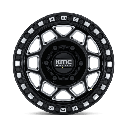 15x7 KMC Powersports KS241 Torx Black Milled UTV BEADLOCK Wheel 6x5.5 (38mm)
