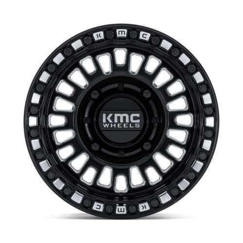 15x10 KMC Powersports KS242 Aztec Black Milled UTV BEADLOCK Wheel 4x137 (0mm)